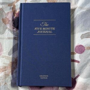 The Five Minute Journal - Graduate Edition Blue Hardcover